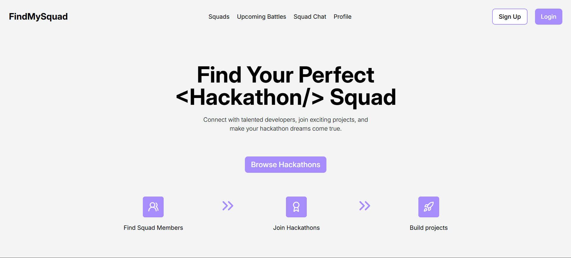 Find My Squad Preview